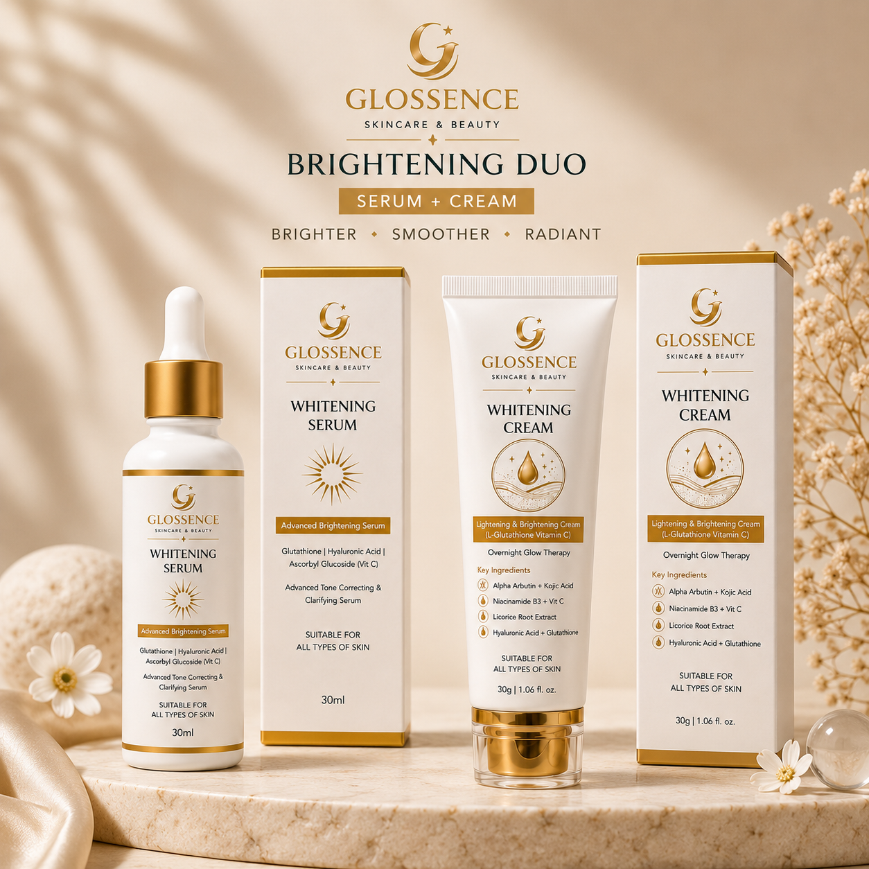 Glossence Brightening Power Duo