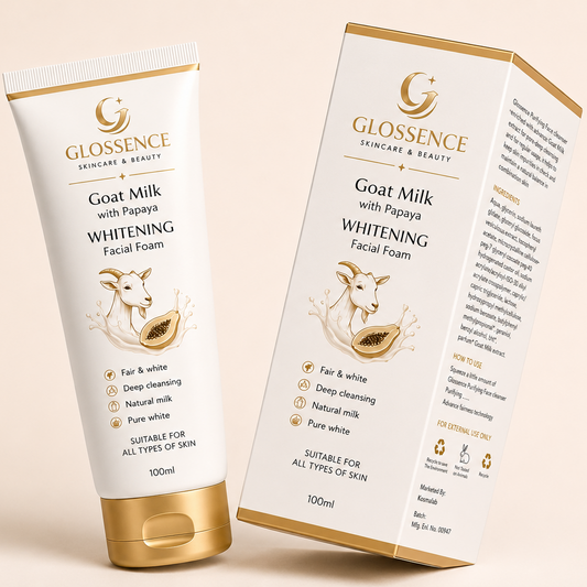 Glossence Goat Milk with Papaya Cleanser 100ML